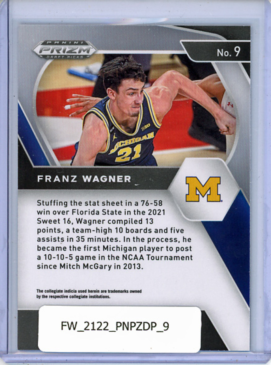 Franz Wagner 2021-22 Prizm Draft Picks #9