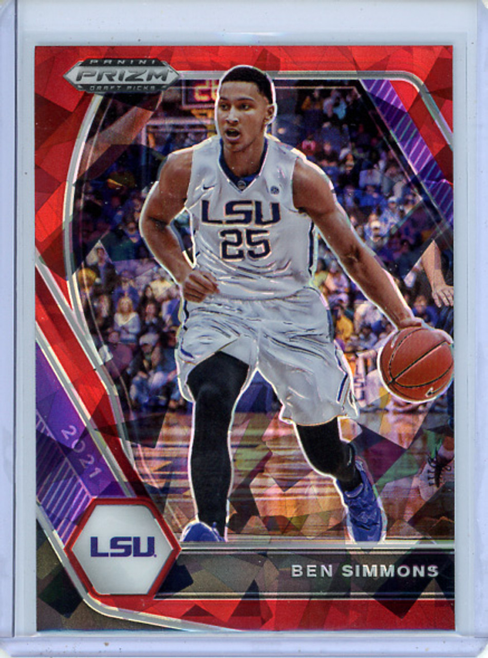 Ben Simmons 2021-22 Prizm Draft Picks #71 Red Ice