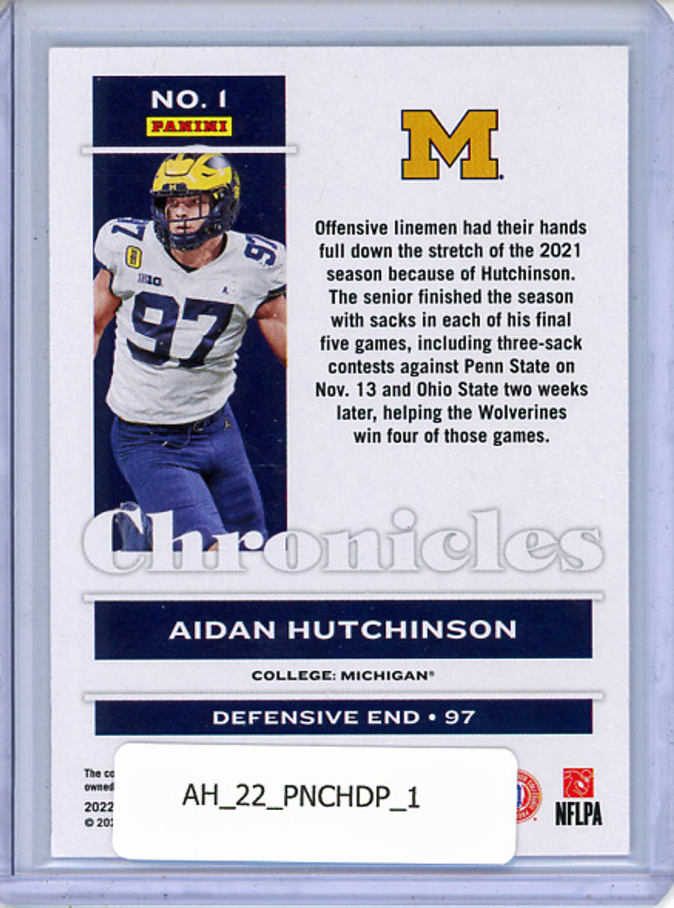 Aidan Hutchinson 2022 Chronicles Draft Picks #1