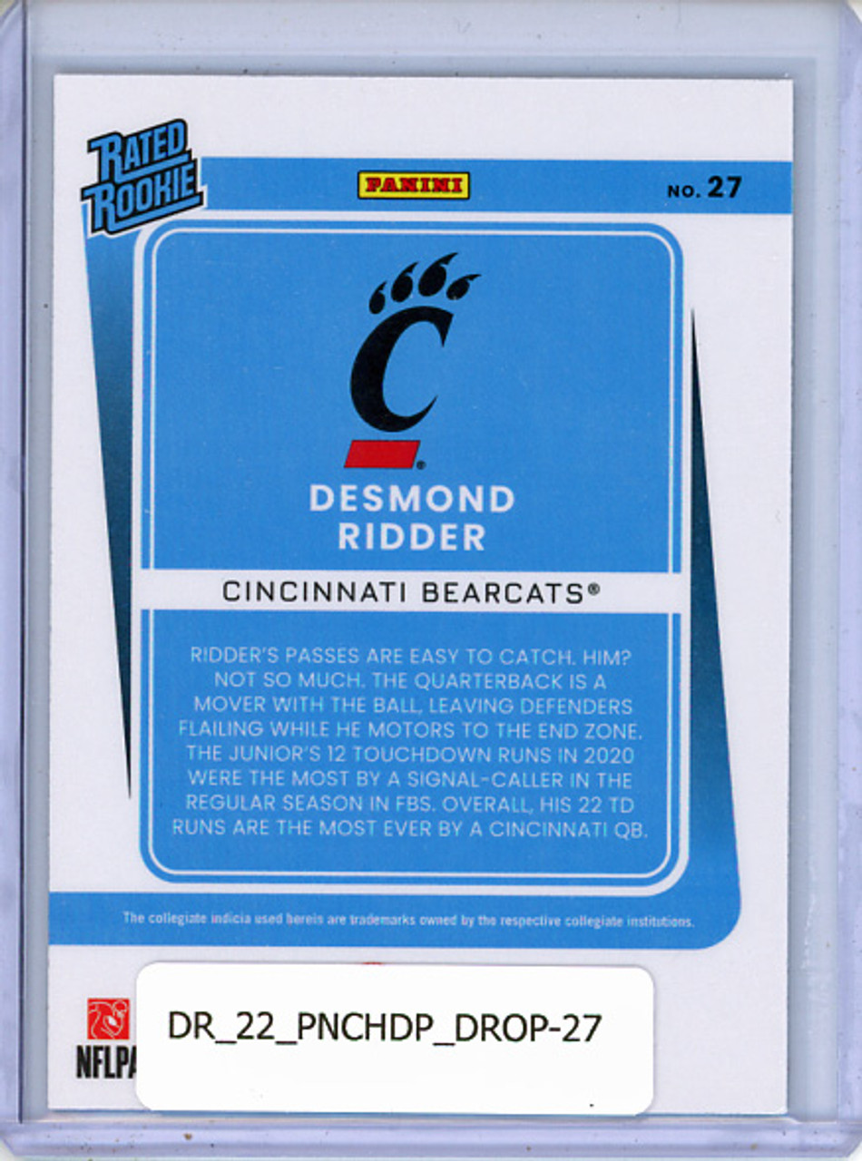 Desmond Ridder 2022 Chronicles Draft Picks, Donruss Optic #27