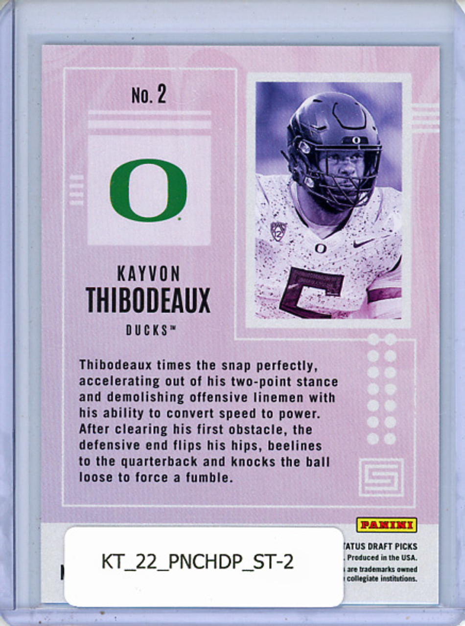 Kayvon Thibodeaux 2022 Chronicles Draft Picks, Status #2
