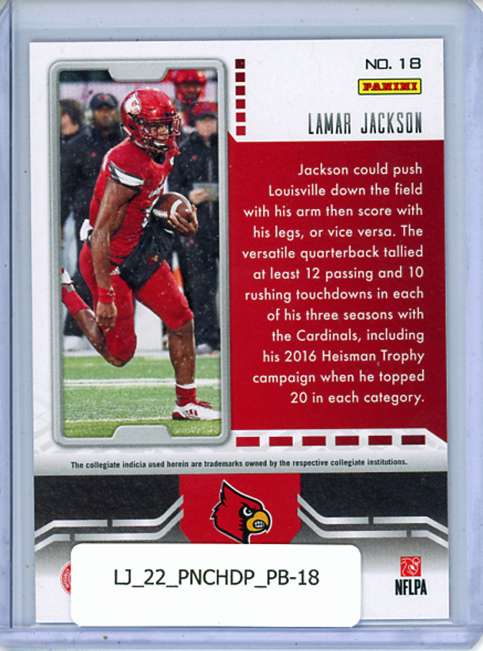 Lamar Jackson 2022 Chronicles Draft Picks, Playbook #18