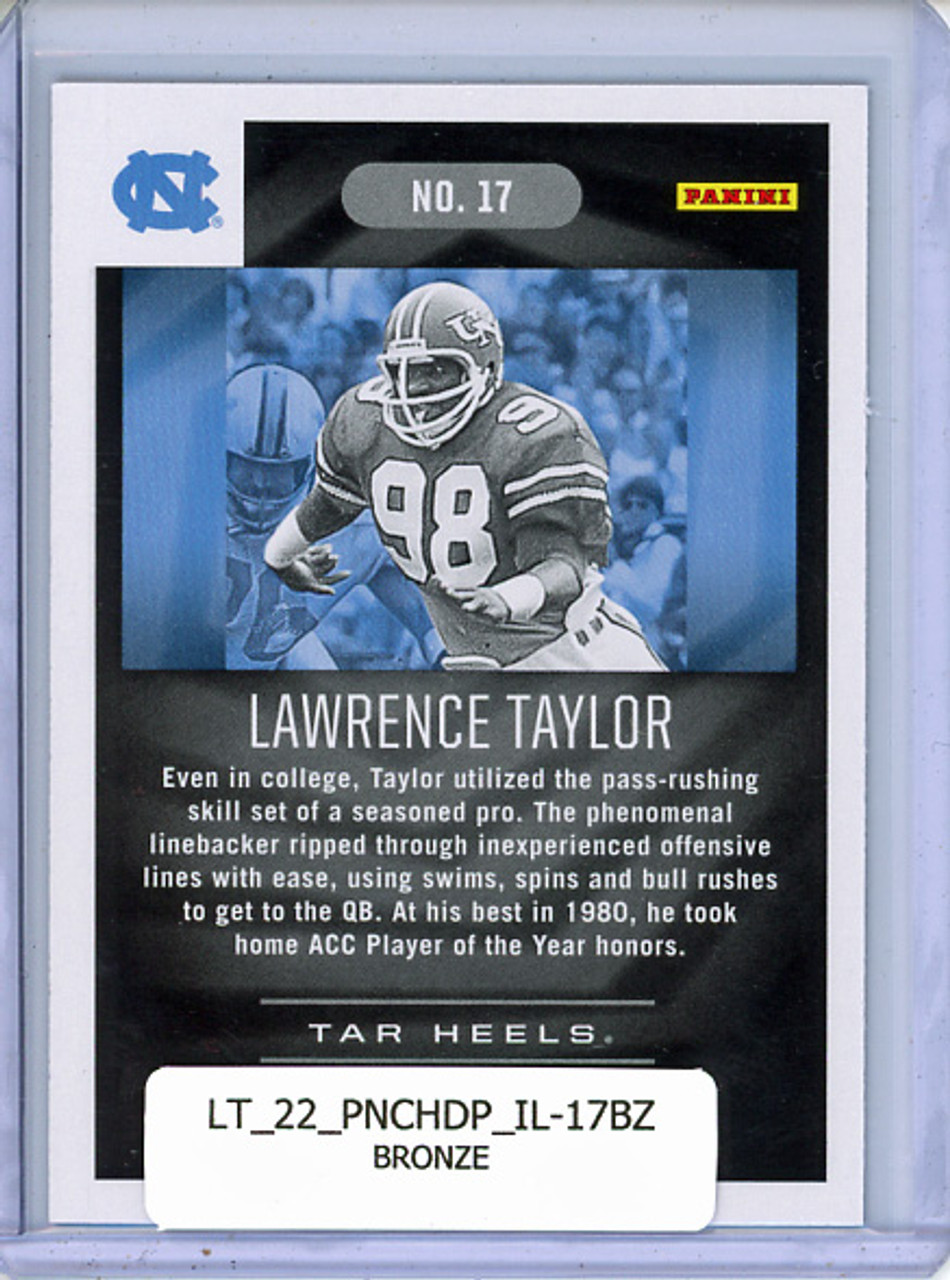 Lawrence Taylor 2022 Chronicles Draft Picks, Illusions #17 Bronze