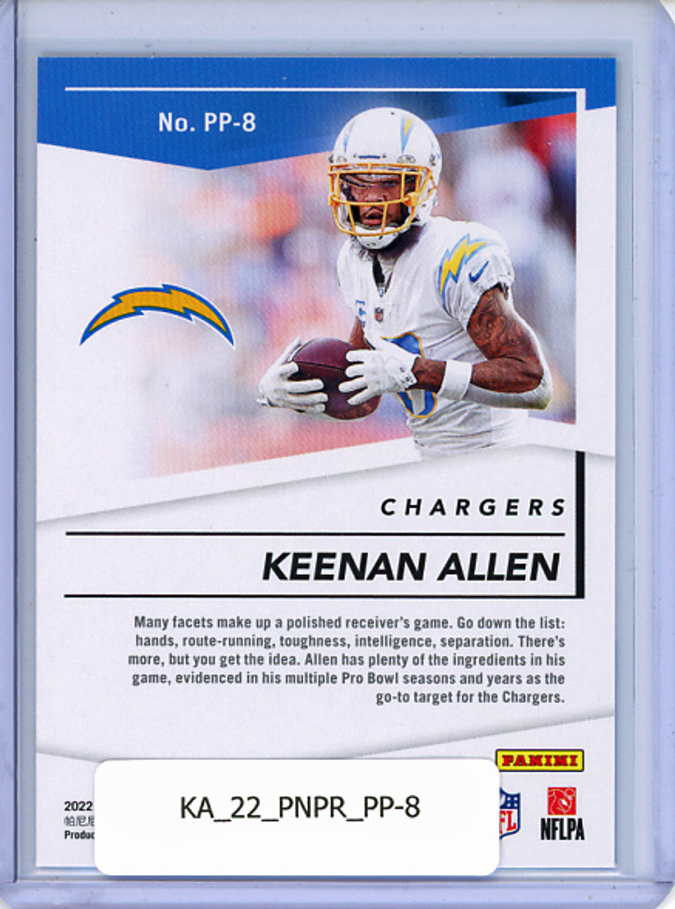 Keenan Allen 2022 Prestige, Prestigious Pros #PP-8