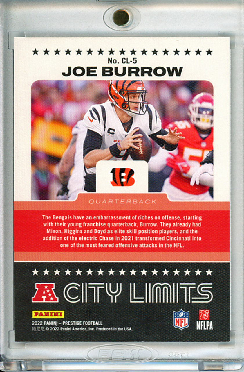 Joe Burrow 2022 Prestige, City Limits #CL-5 (1)