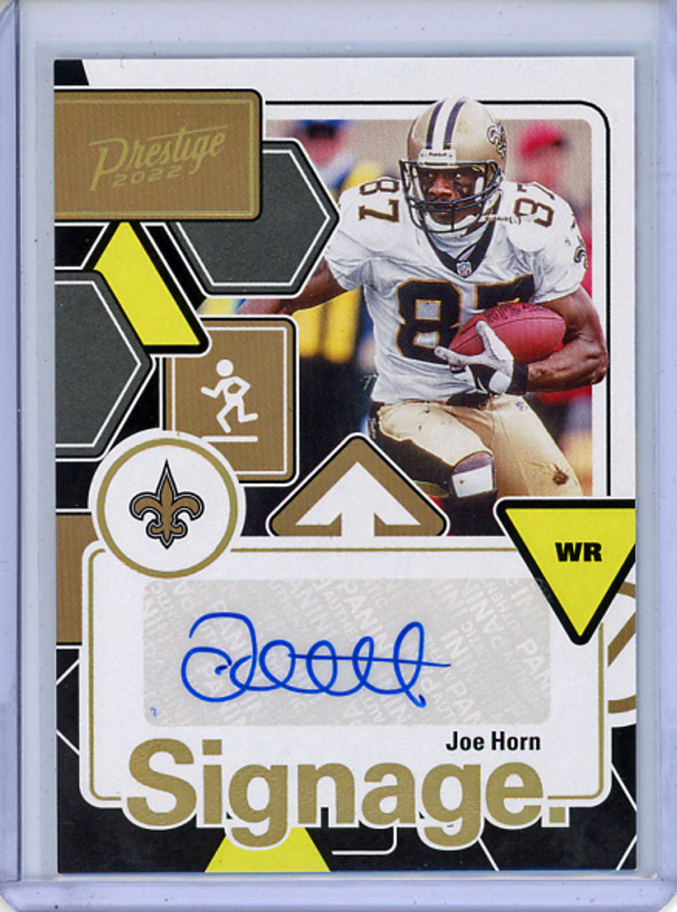 Joe Horn 2022 Prestige, Signage #SIG-JHO (1)