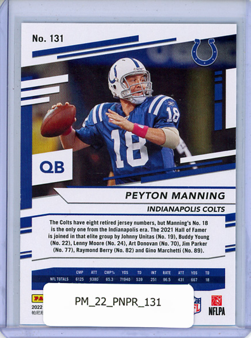 Peyton Manning 2022 Prestige #131