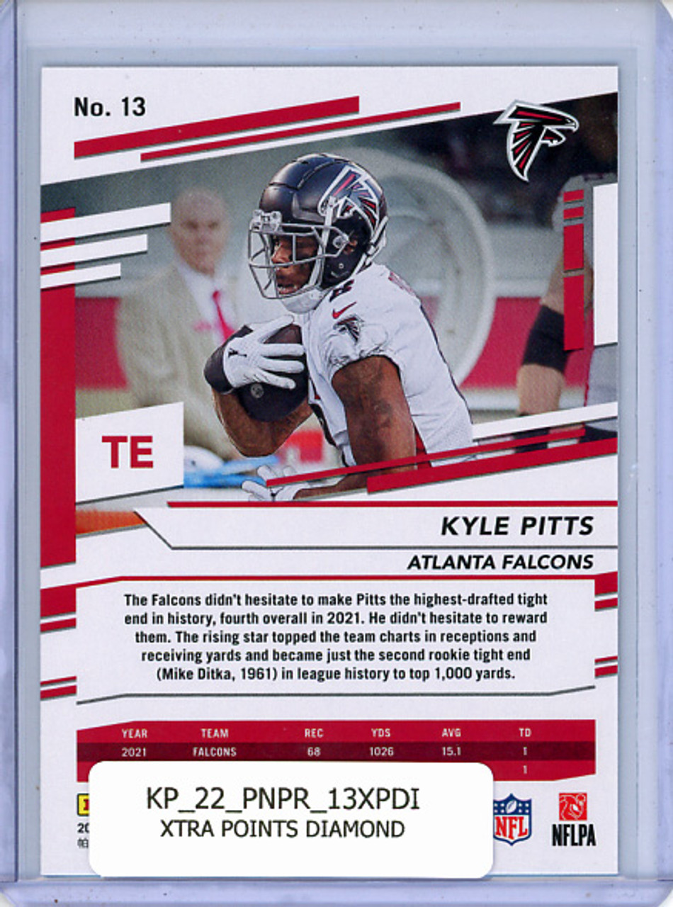 Kyle Pitts 2022 Prestige #13 Xtra Points Diamond