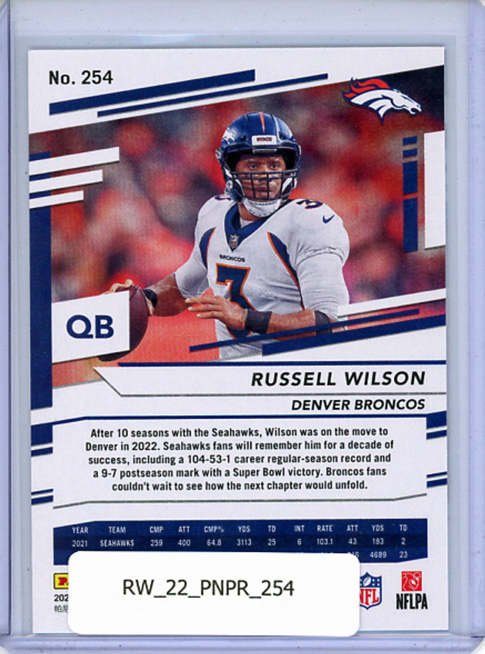 Russell Wilson 2022 Prestige #254