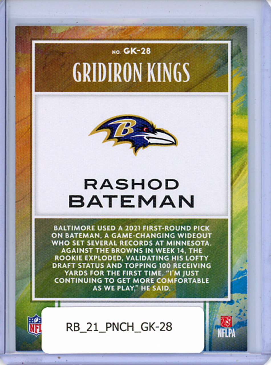 Rashod Bateman 2021 Chronicles, Gridiron Kings #GK-28