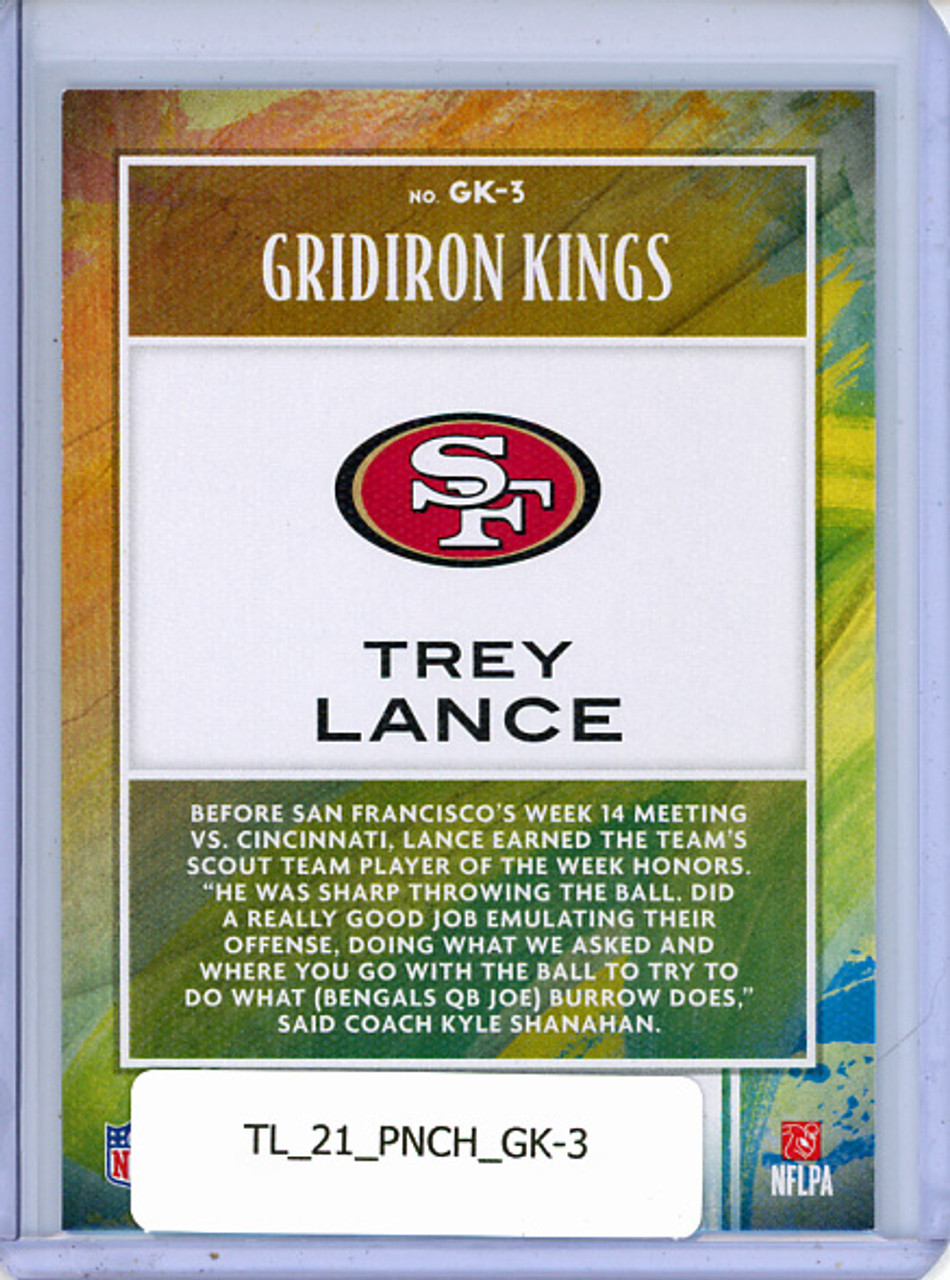 Trey Lance 2021 Chronicles, Gridiron Kings #GK-3