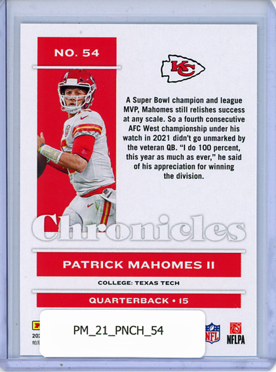 Patrick Mahomes II 2021 Chronicles #54