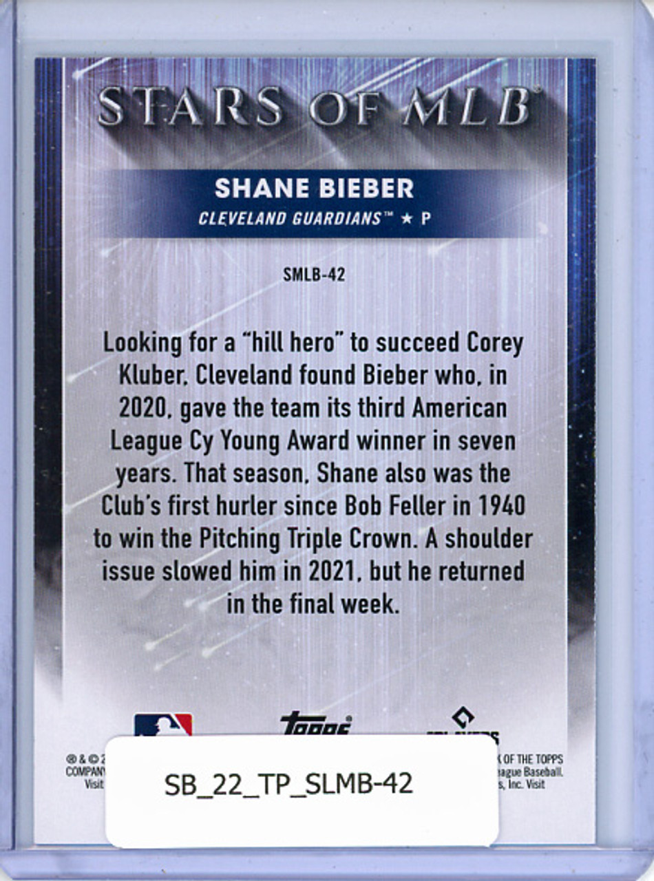 Shane Bieber 2022 Topps, Stars of MLB #SMLB-42