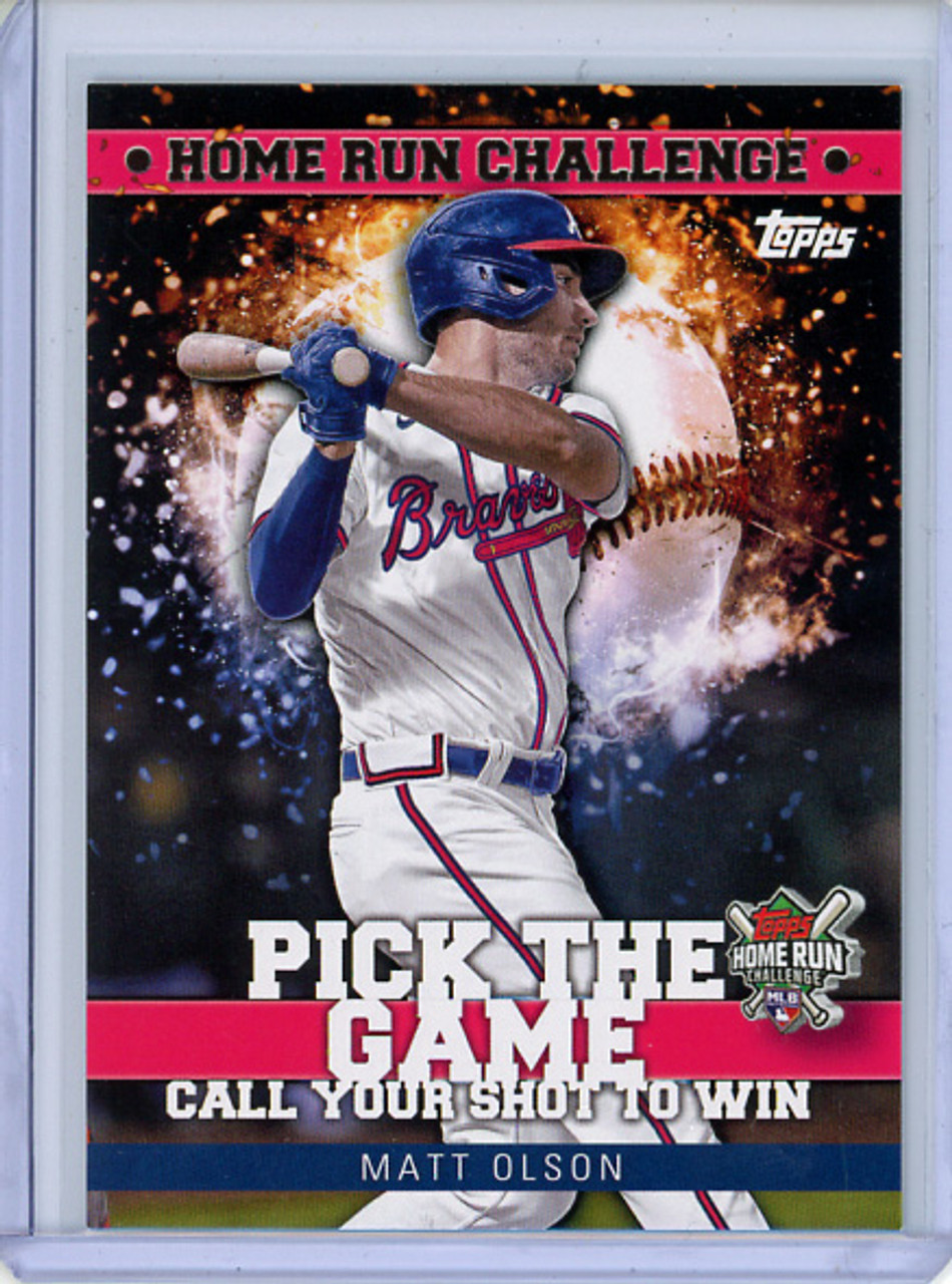 Matt Olson 2022 Topps, Home Run Challenge Code Cards #HRC-17