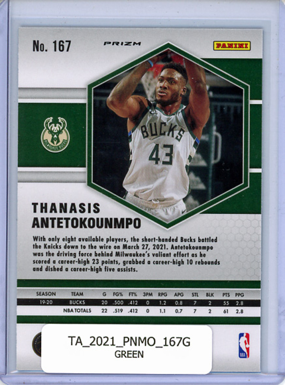 Thanasis Antetokounmpo 2020-21 Mosaic #167 Green