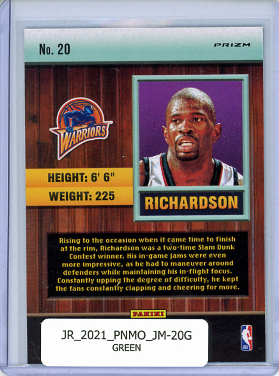 Jason Richardson 2020-21 Mosaic, Jam Masters #20 Green