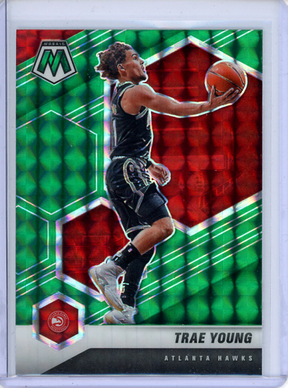 Trae Young 2020-21 Mosaic #18 Green