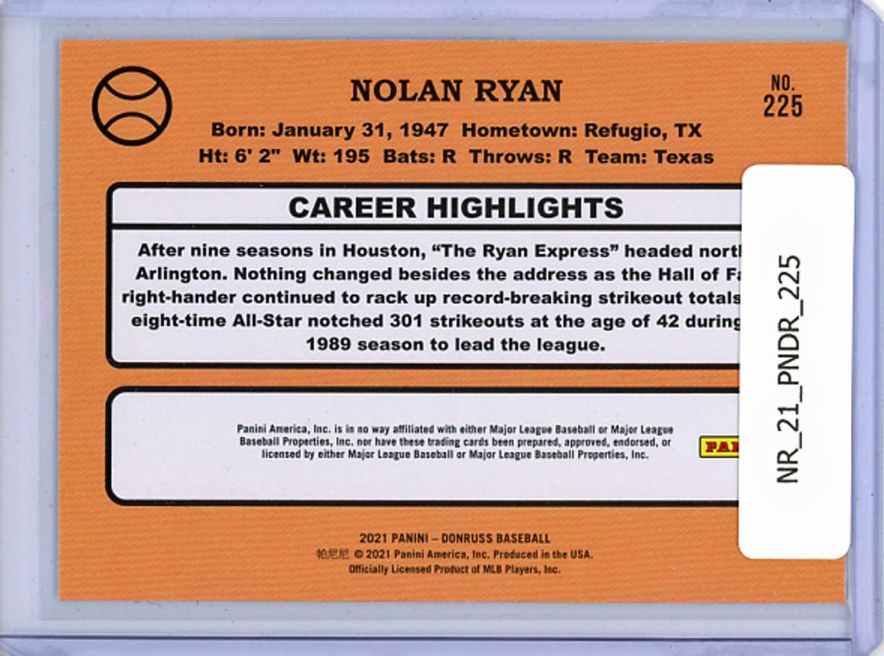 Nolan Ryan 2021 Donruss #225 Retro