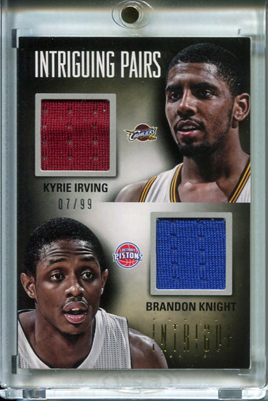 Kyrie Irving, Brandon Knight 2012-13 Intrigue, Intriguing Pairs Jerseys #27 (#07/99)