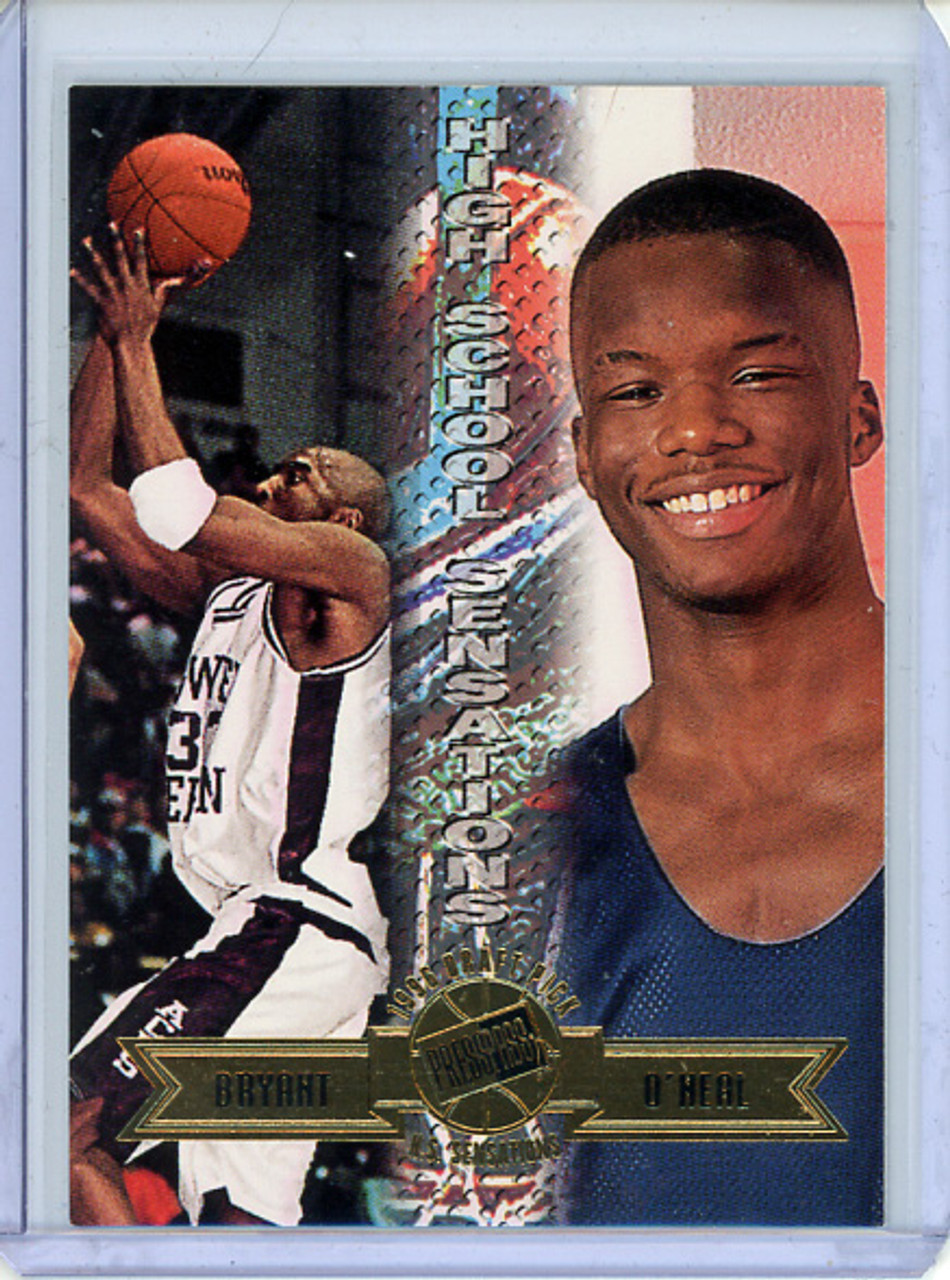 Kobe Bryant, Jermaine O'Neal 1996 Press Pass #44 High School Sensations