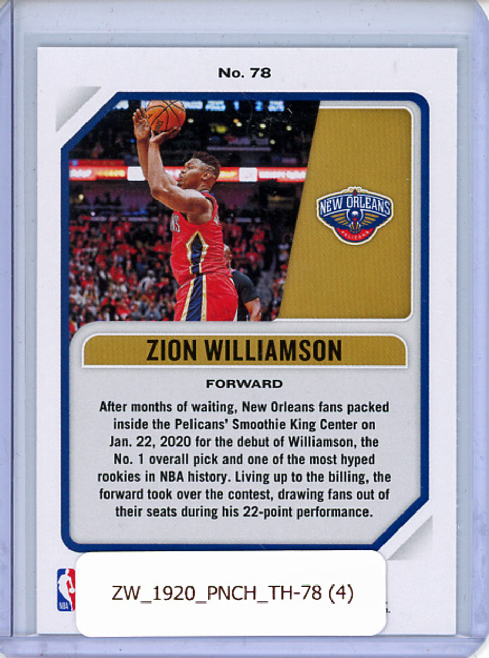Zion Williamson 2019-20 Chronicles, Threads #78 (4)