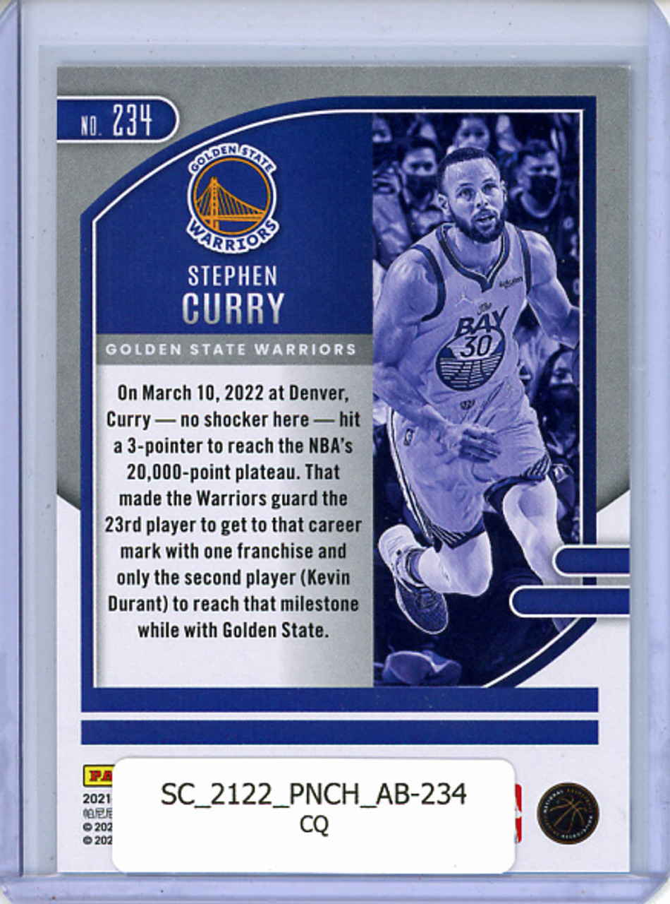 Stephen Curry 2021-22 Chronicles, Absolute #234 (CQ)