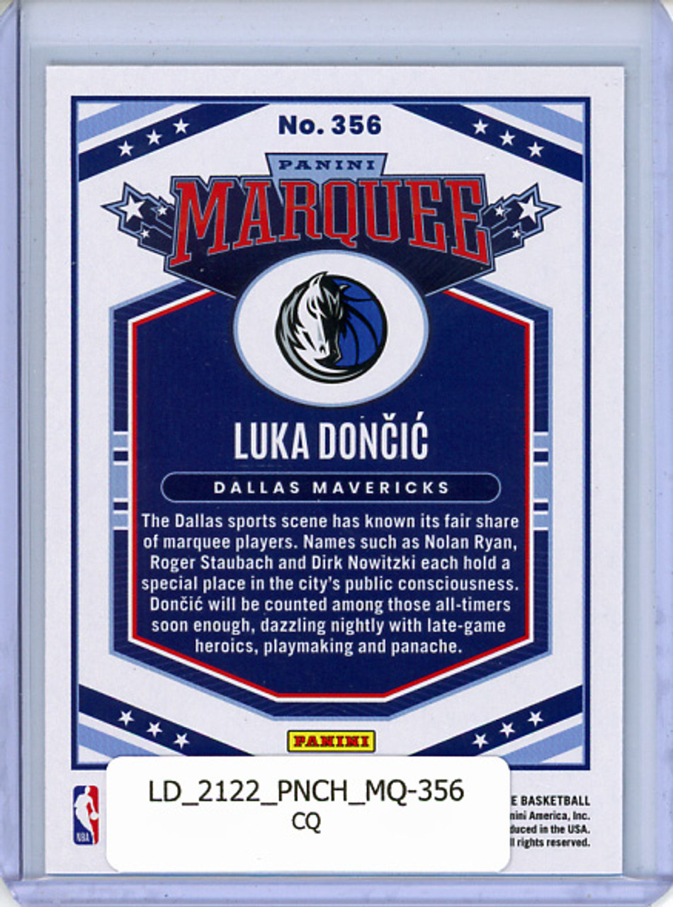 Luka Doncic 2021-22 Chronicles, Marquee #356 (CQ)