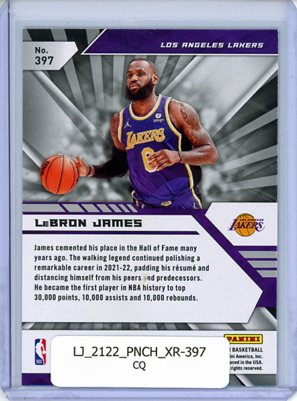 LeBron James 2021-22 Chronicles, XR #397 (CQ)