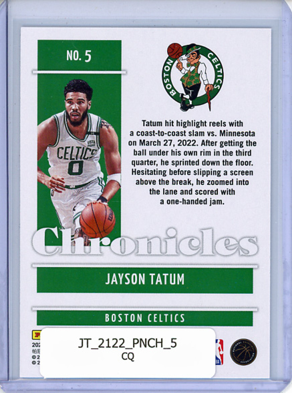 Jayson Tatum 2021-22 Chronicles #5 (CQ)