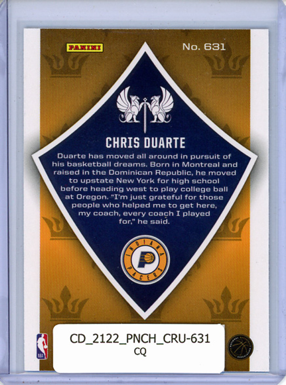 Chris Duarte 2021-22 Chronicles, Crusade #631 (CQ)