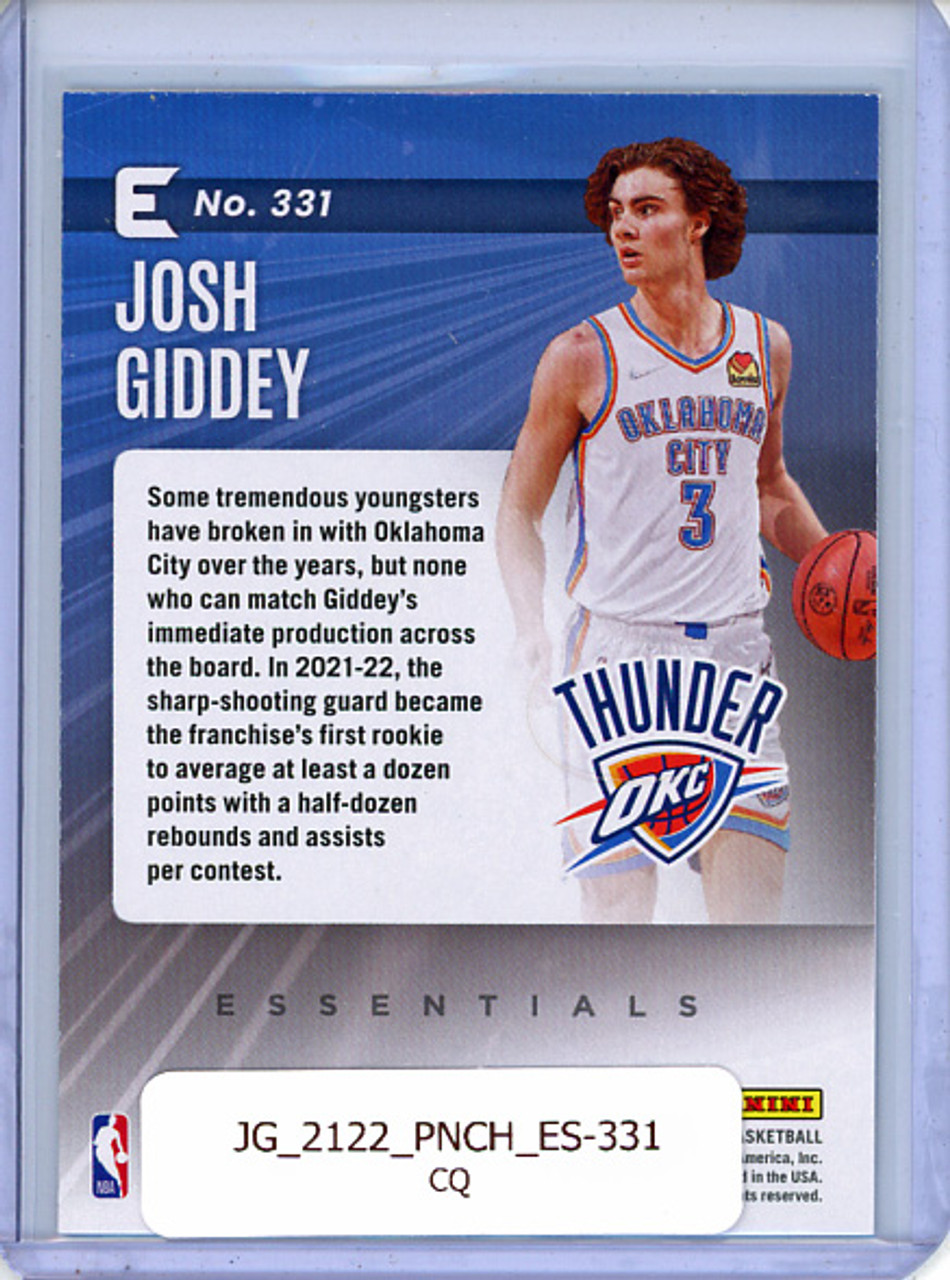 Josh Giddey 2021-22 Chronicles, Essentials #331 (CQ)