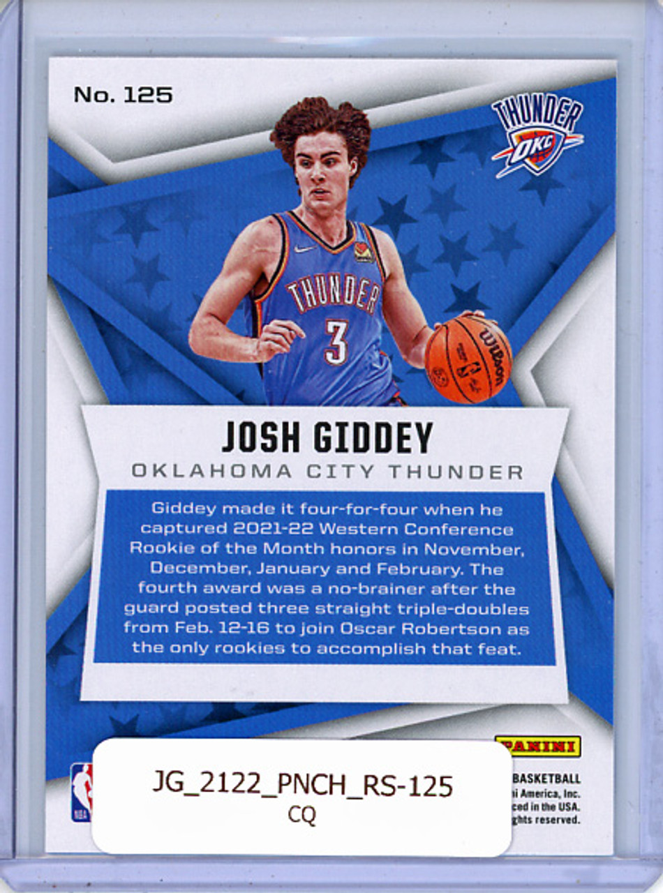 Josh Giddey 2021-22 Chronicles, Rookies & Stars #125 (CQ)