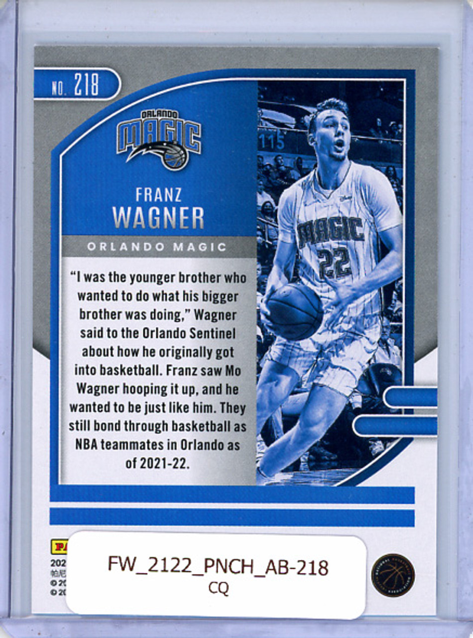 Franz Wagner 2021-22 Chronicles, Absolute #218 (CQ)