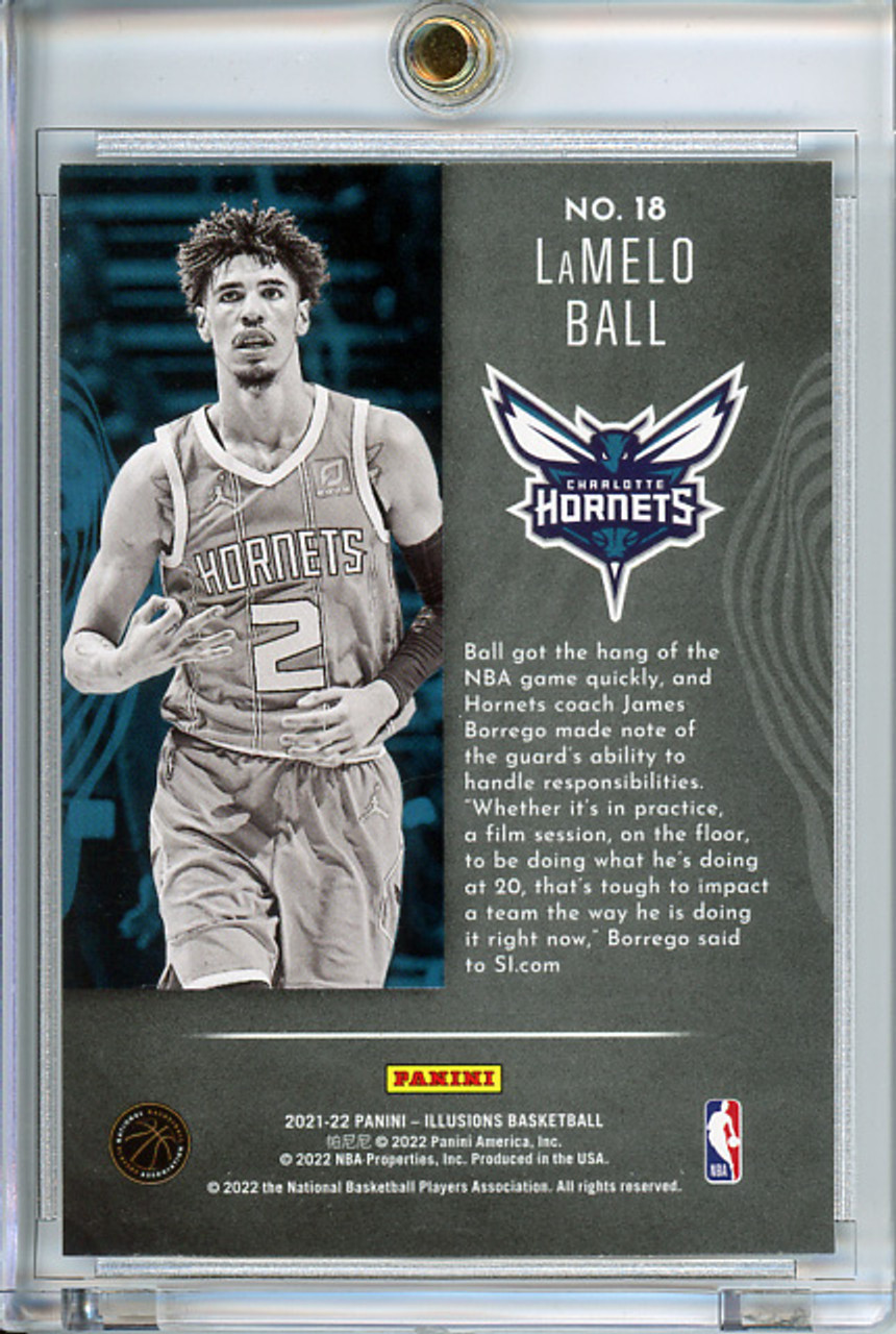 LaMelo Ball 2021-22 Illusions, Tough #18 (1) (CQ)