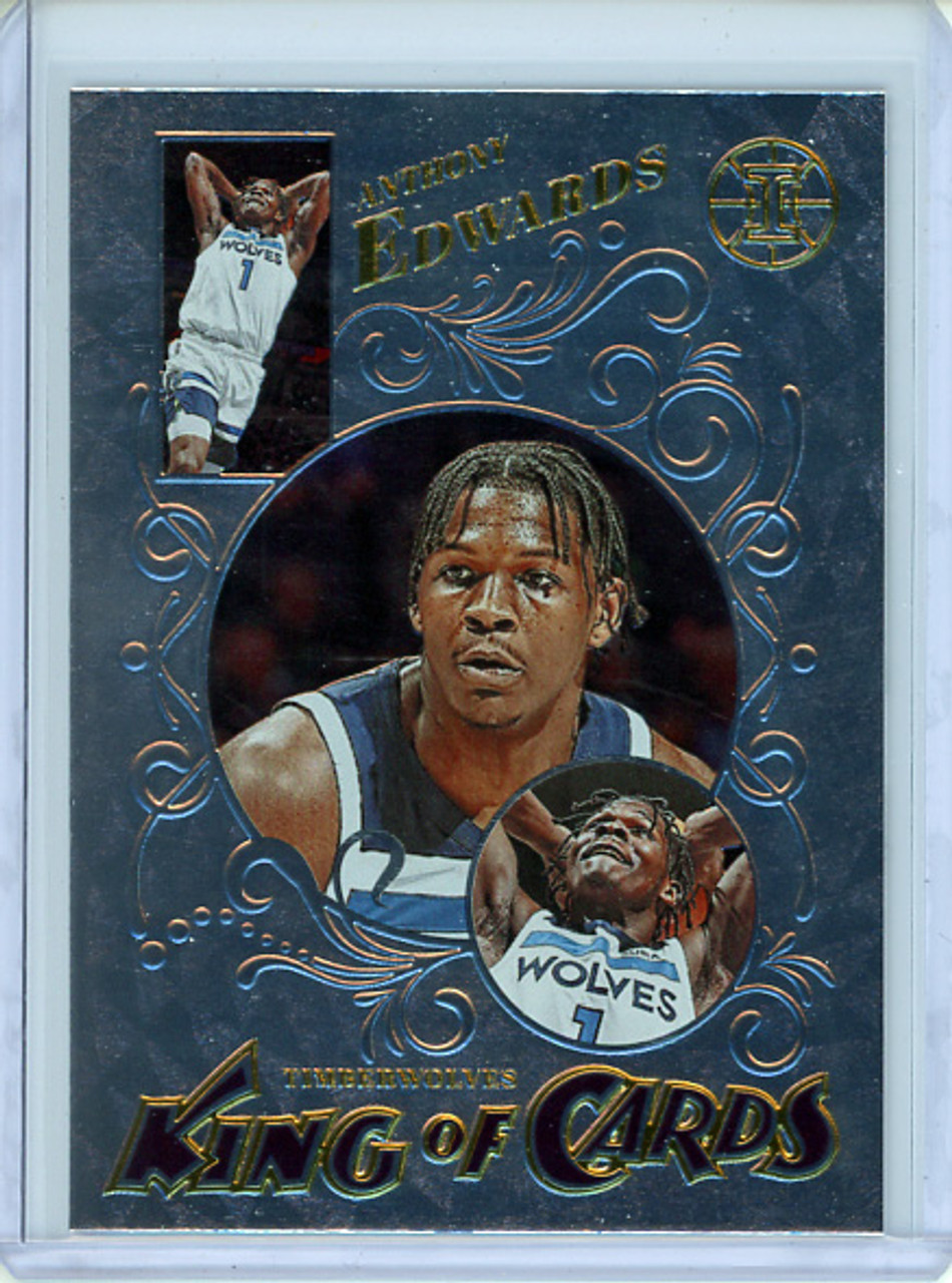 Anthony Edwards 2021-22 Illusions, King of Cards #13 (CQ)