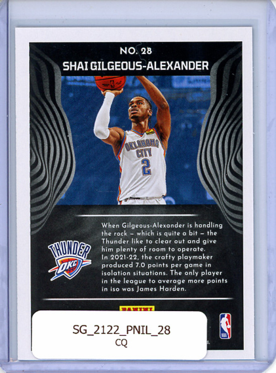 Shai Gilgeous-Alexander 2021-22 Illusions #28 (CQ)