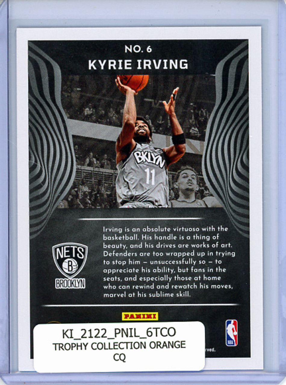 Kyrie Irving 2021-22 Illusions #6 Trophy Collection Orange (CQ)