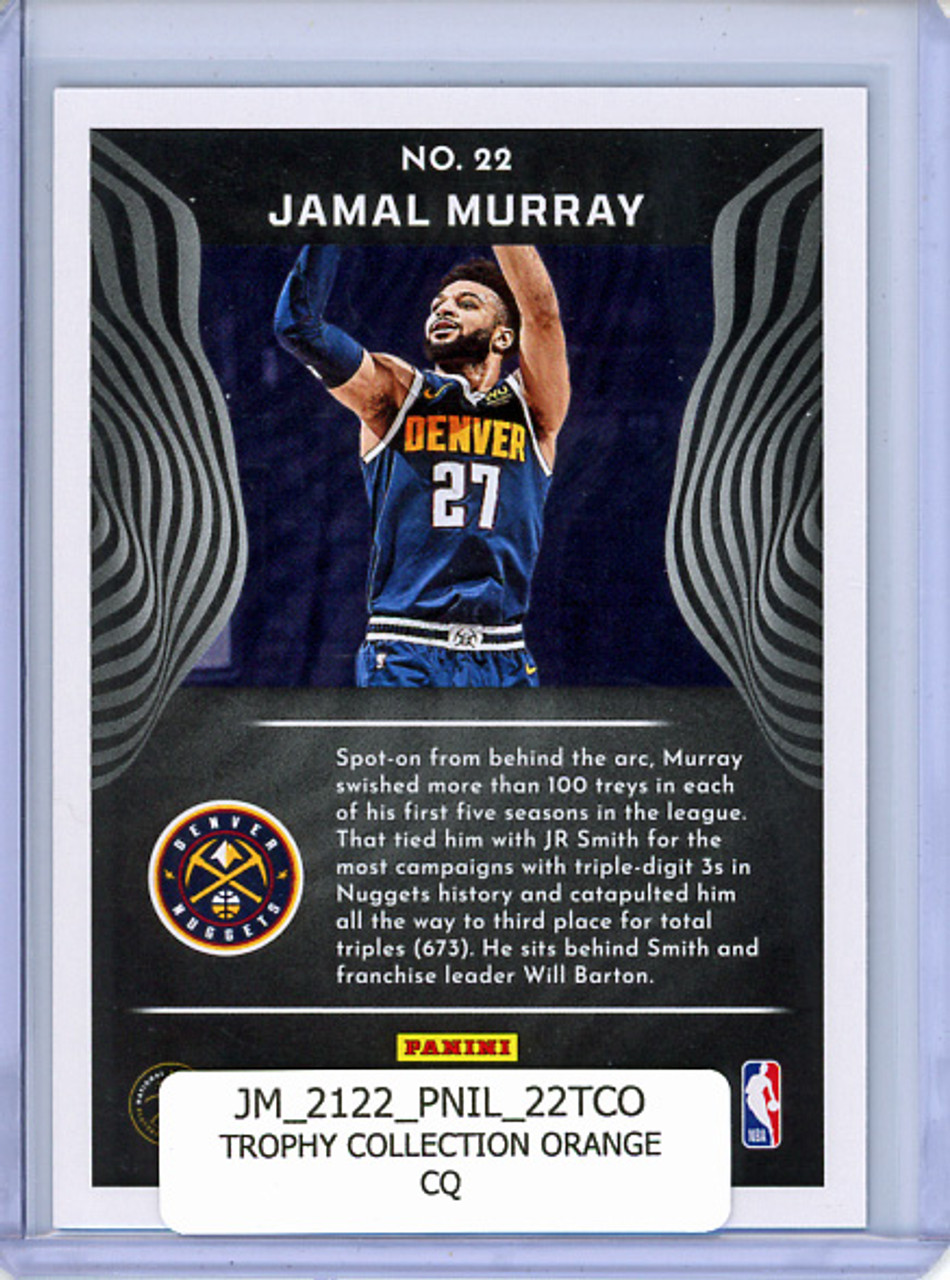 Jamal Murray 2021-22 Illusions #22 Trophy Collection Orange (CQ)