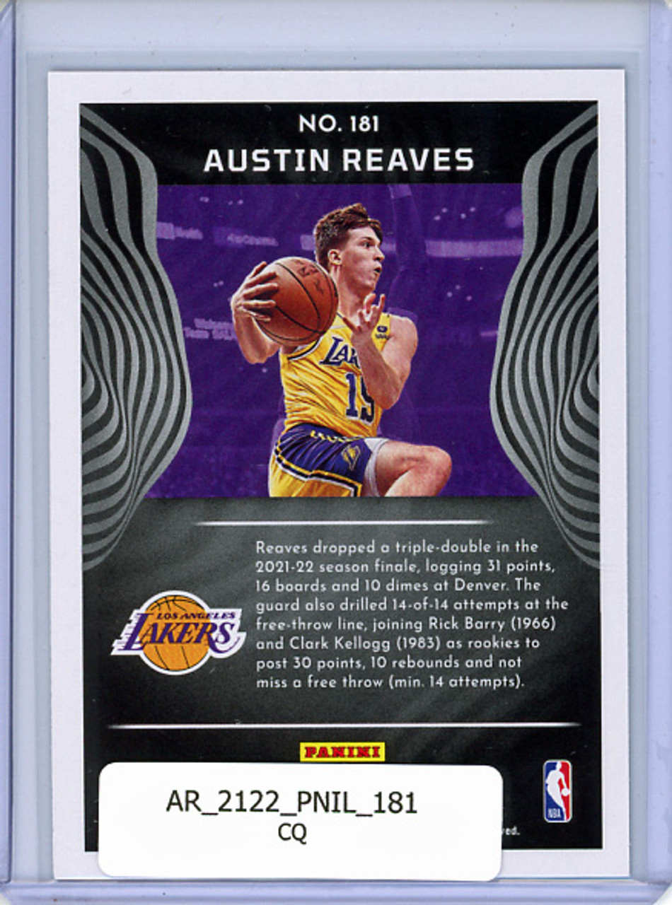 Austin Reaves 2021-22 Illusions #181 (CQ)