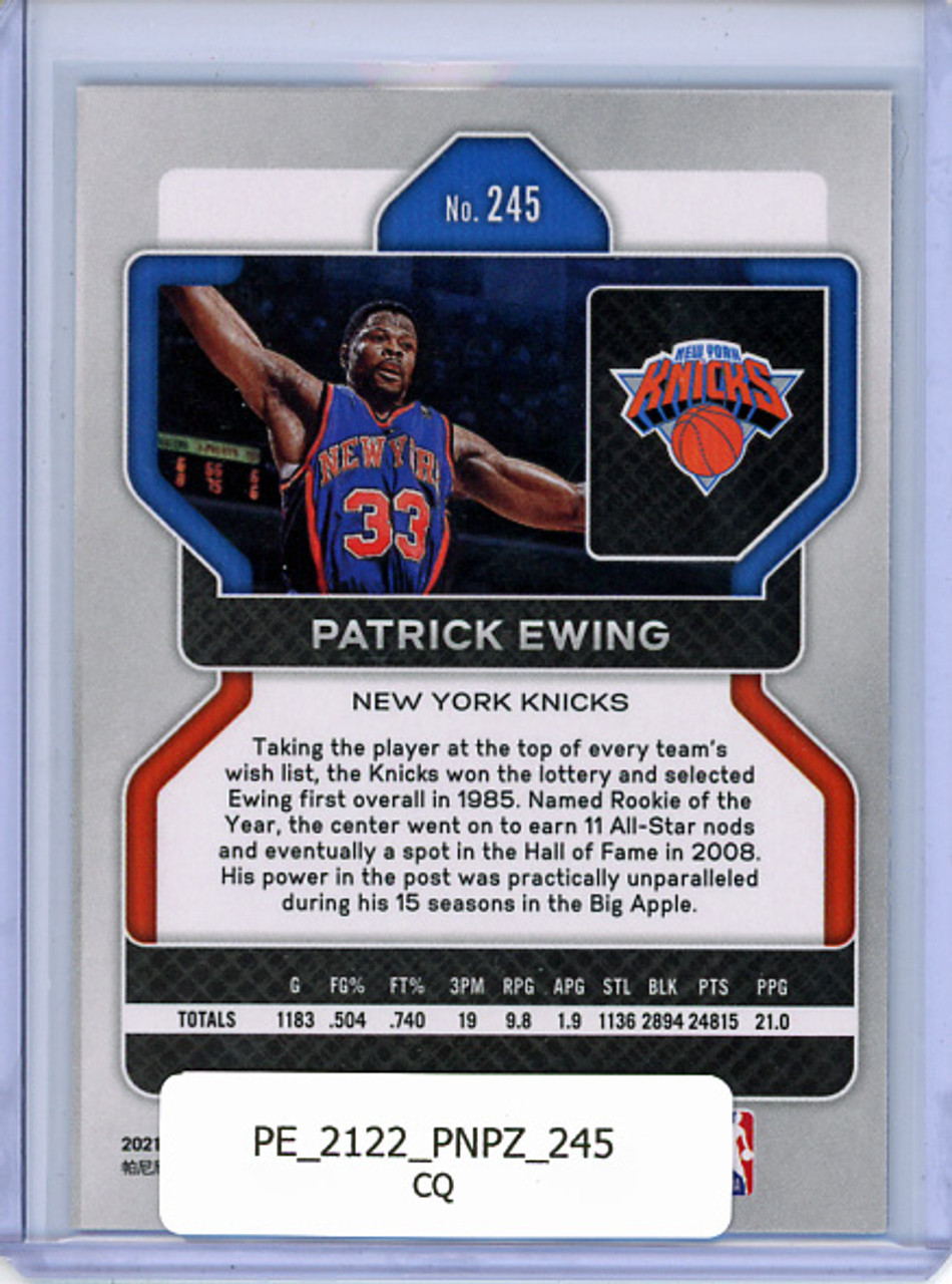 Patrick Ewing 2021-22 Prizm #245 (CQ)