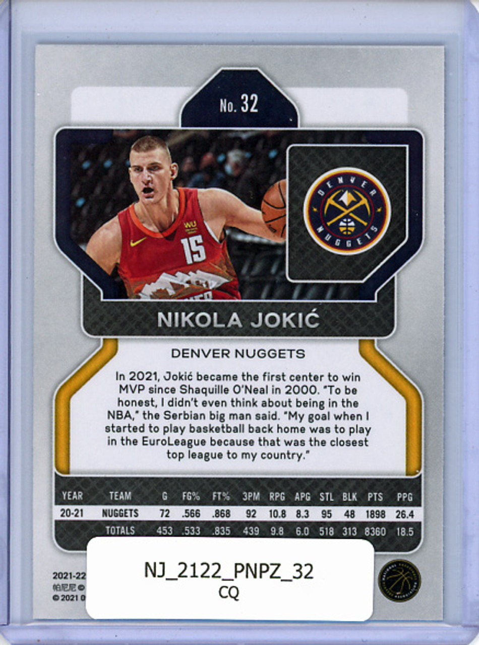 Nikola Jokic 2021-22 Prizm #32 (CQ)