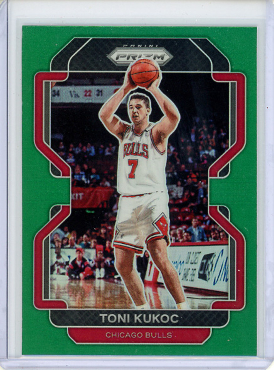 Toni Kukoc 2021-22 Prizm #247 Green (CQ)