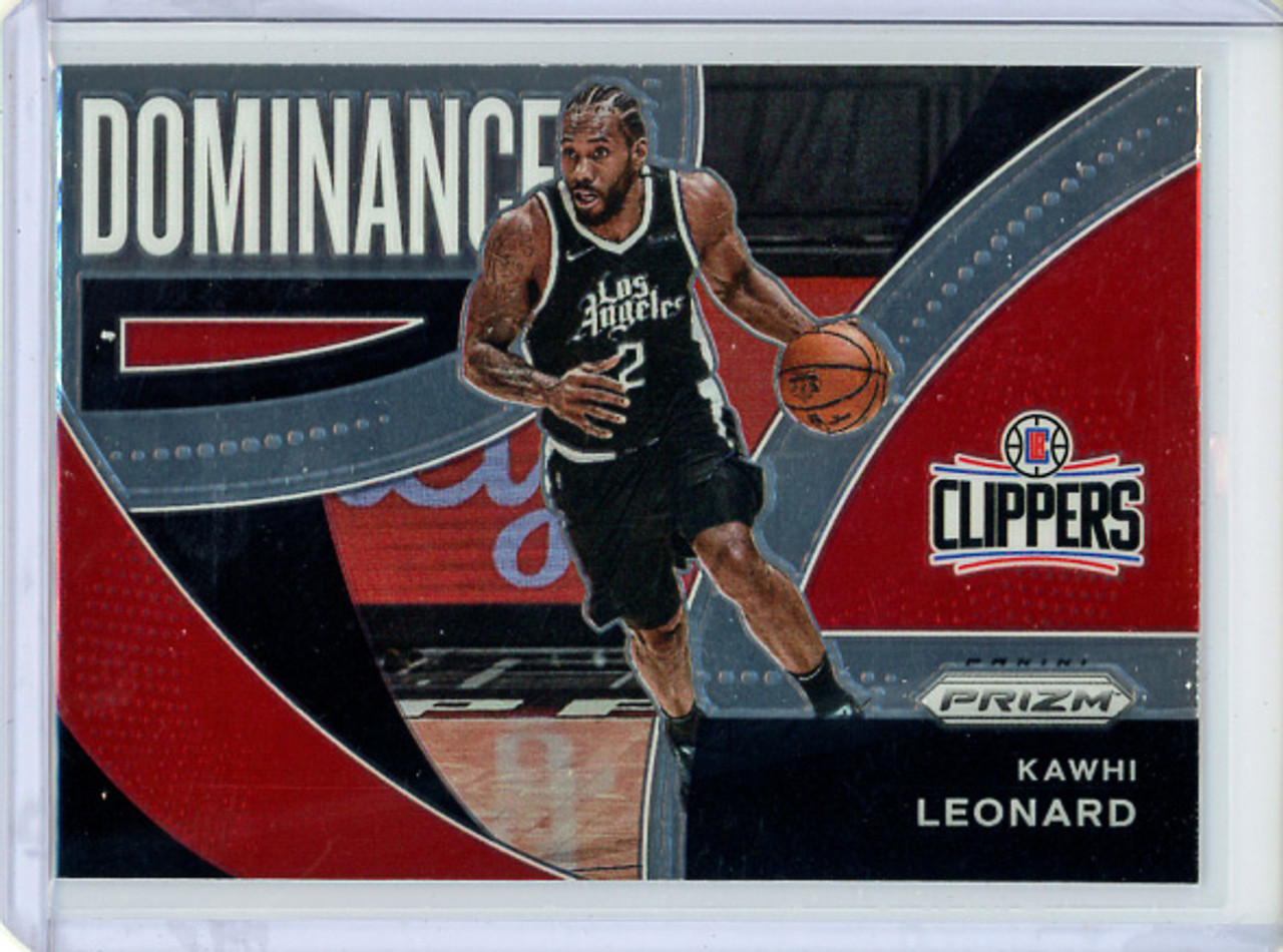 Kawhi Leonard 2021-22 Prizm, Dominance #22 (CQ)