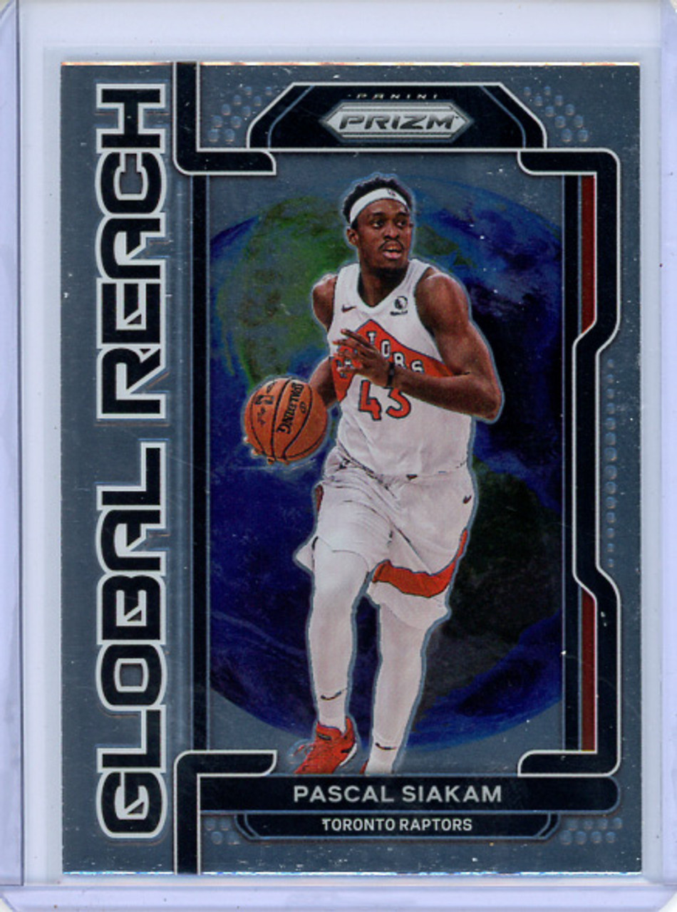 Pascal Siakam 2021-22 Prizm, Global Reach #7 (CQ)