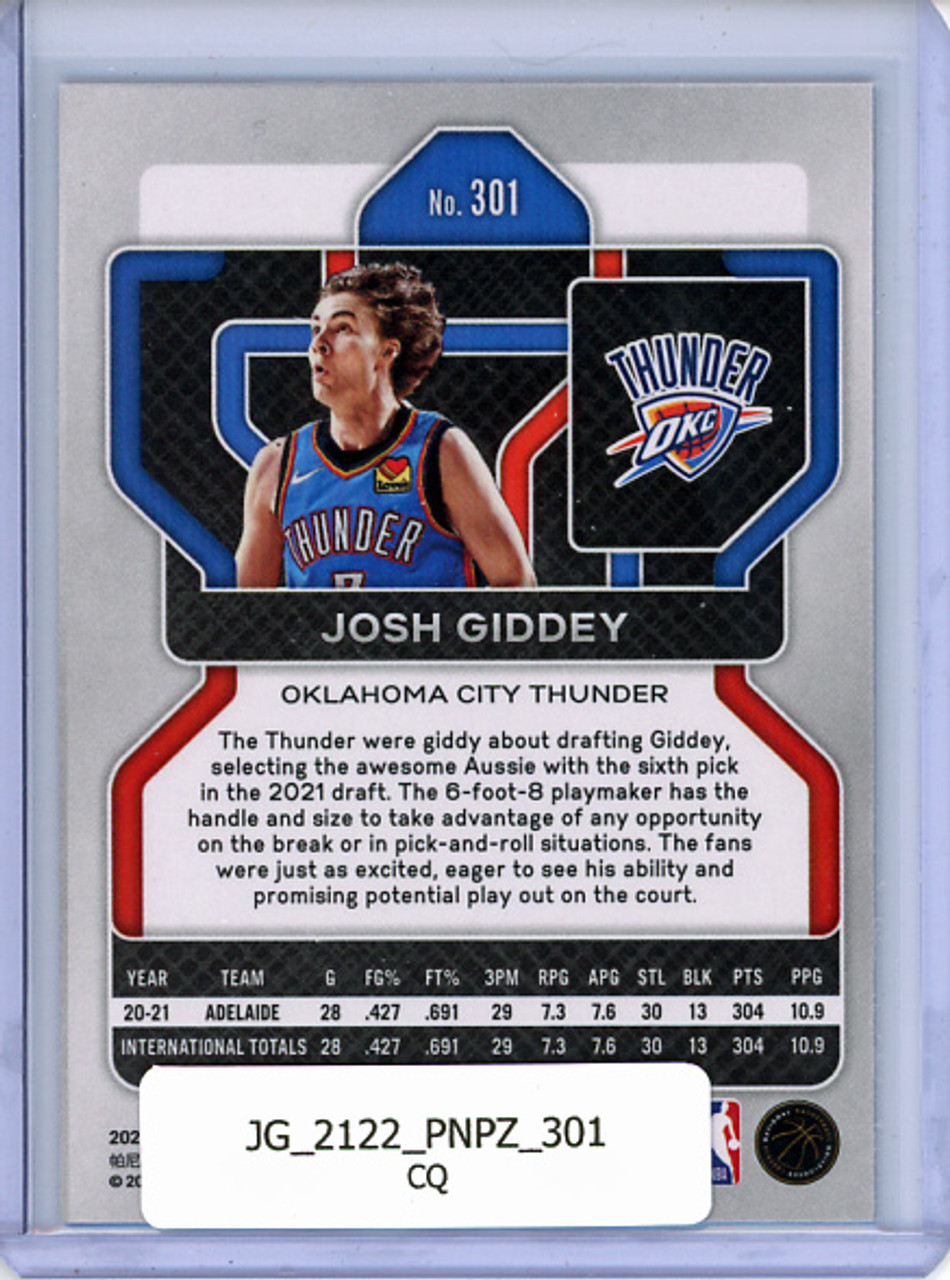 Josh Giddey 2021-22 Prizm #301 (CQ)