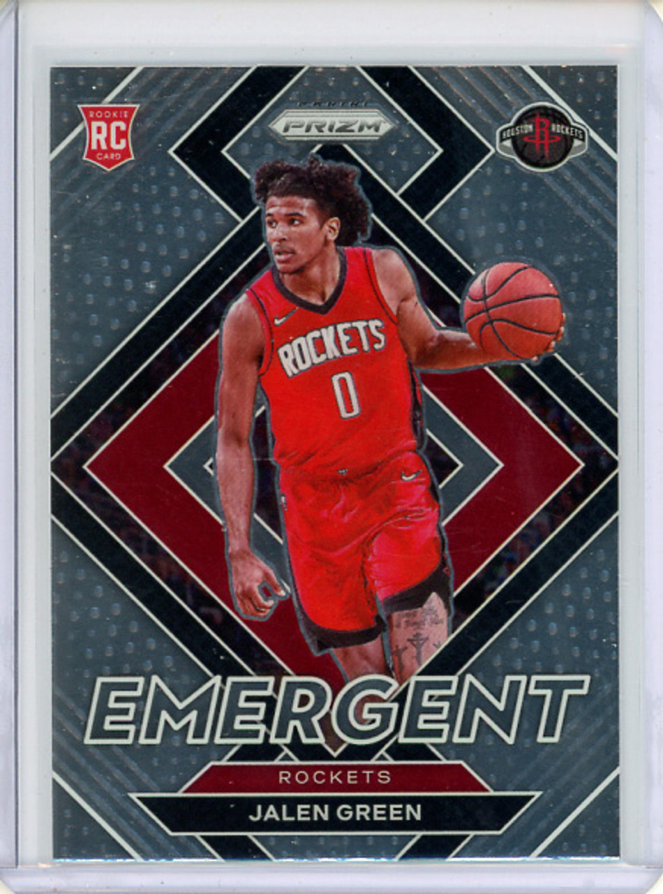 Jalen Green 2021-22 Prizm, Emergent #15 (CQ)