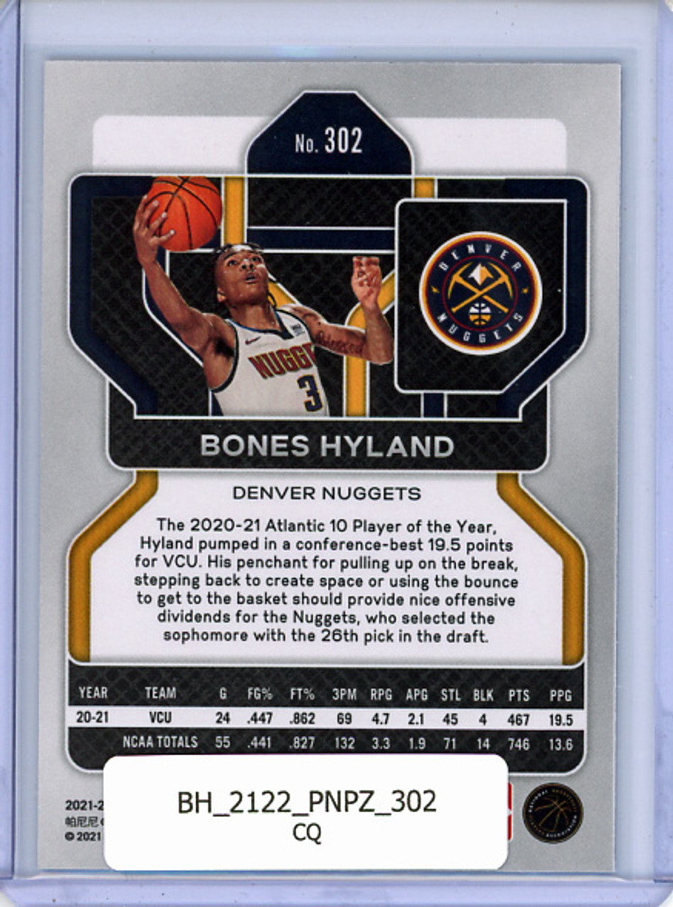 Bones Hyland 2021-22 Prizm #302 (CQ)