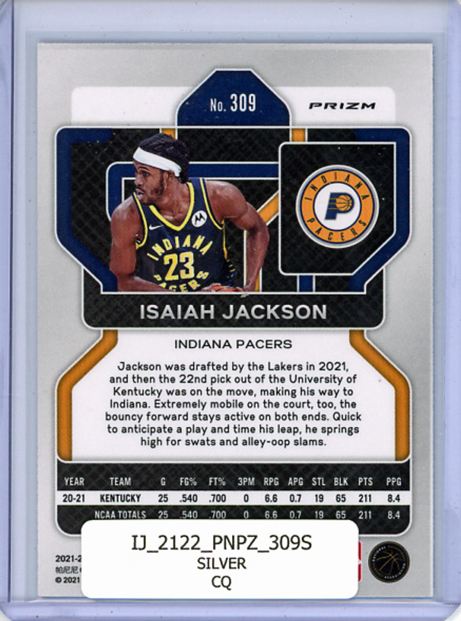 Isaiah Jackson 2021-22 Prizm #309 Silver (CQ)