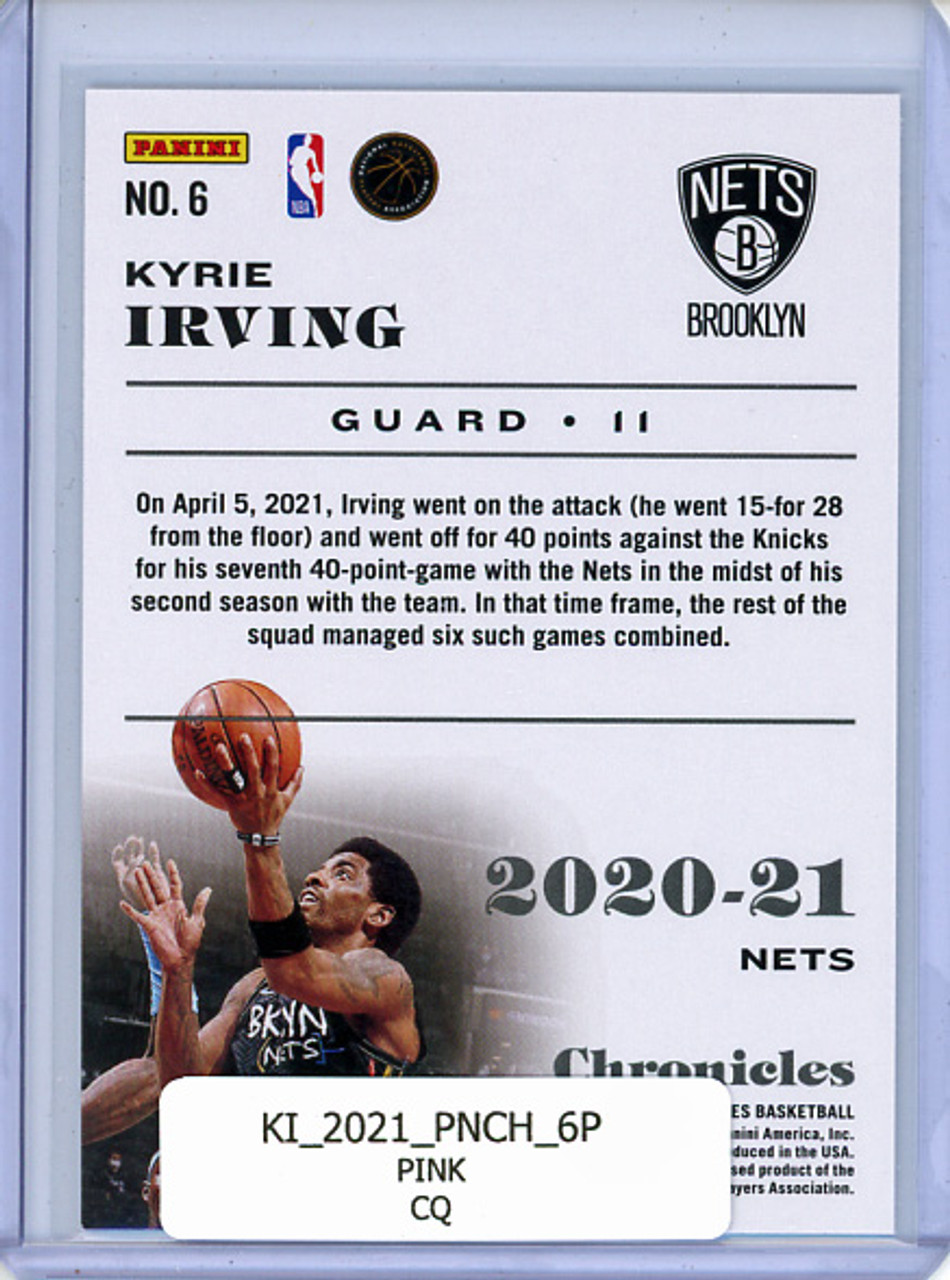 Kyrie Irving 2020-21 Chronicles #6 Pink (CQ)