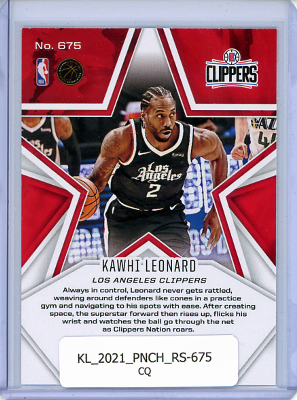 Kawhi Leonard 2020-21 Chronicles, Rookies & Stars #675 (CQ)
